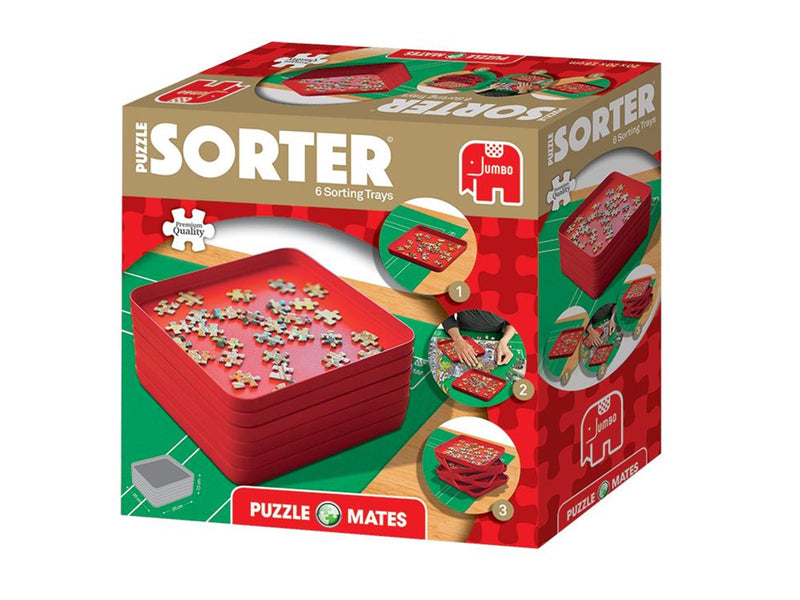 Jumbo Puzzle Mates - Puzzle Sorter 6 Trays (20x20c