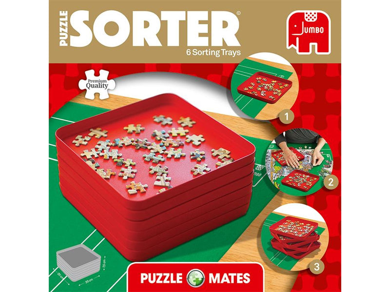 Jumbo Puzzle Mates - Puzzle Sorter 6 Trays (20x20c