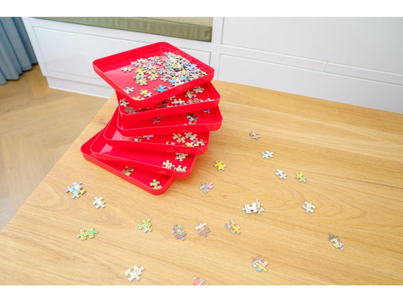 Jumbo Puzzle Mates - Puzzle Sorter 6 Trays (20x20c