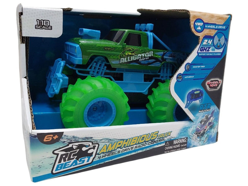 Junior Driver RC BEAST RC 4WD Amphibious Truck 1:18