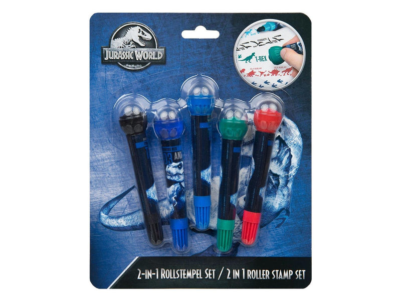 Jurassic World 2in1 Felt Pen and Stamp.