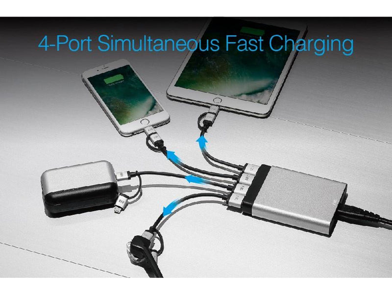 Just Mobile AluCharge multi-port USB charger - the world's slimmest USB charger
