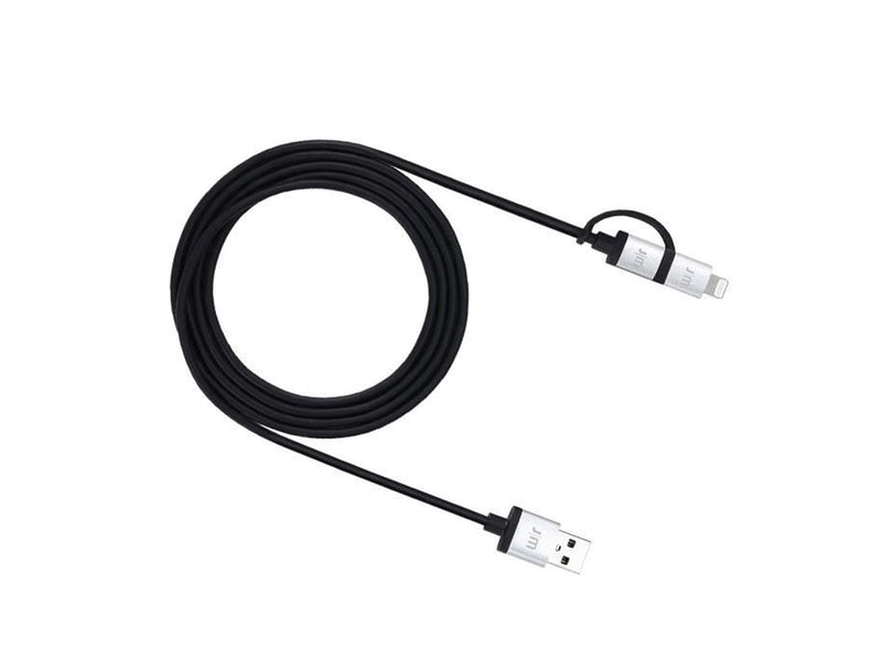 Just Mobile JustMobile AluCable Duo USB cable 1.5m