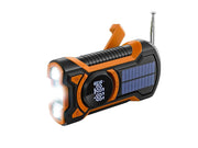 Just in Case 5000mAh Emergency Radio with Solar - Black/Orange - 5000 mAh