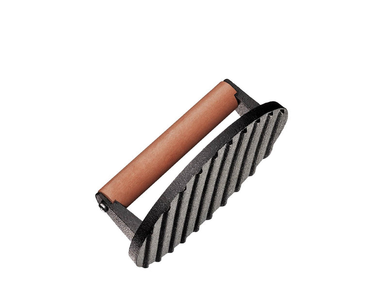 KÜCHENPROF Kødpresser BBQ stål/palisander Ø18cm