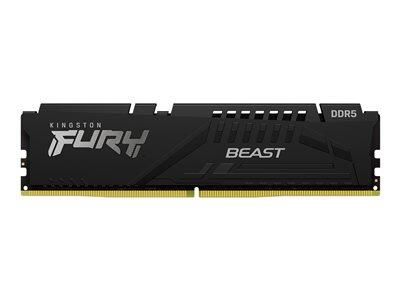 Kingston FURY™ Beast DDR5 Speicher 64GB 5200MT/s CL40 DIMM (4er-Kit) Schwarz XMP