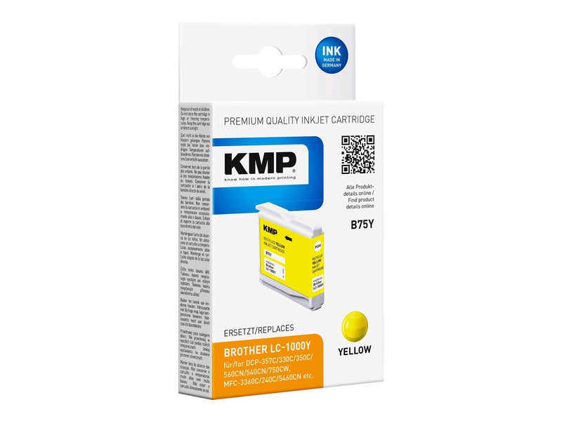 KMP B75Y - yellow - compatible - ink cartridge