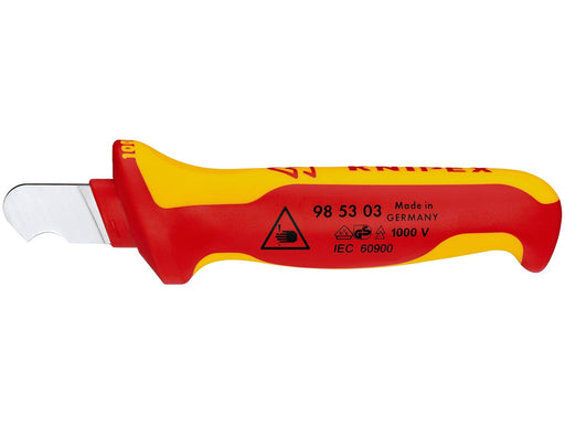 KNIPEX Abmantelungsmesser, mit Gleitschuh