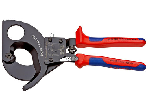 KNIPEX Kabelschneider, (Ratschenprinzip)