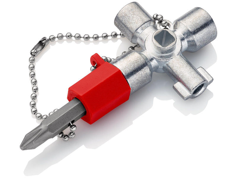 KNIPEX Schaltschrankschlüssel, für gängige Schränke und Absperrsysteme