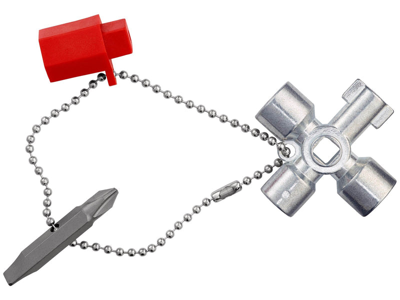 KNIPEX Schaltschrankschlüssel, für gängige Schränke und Absperrsysteme