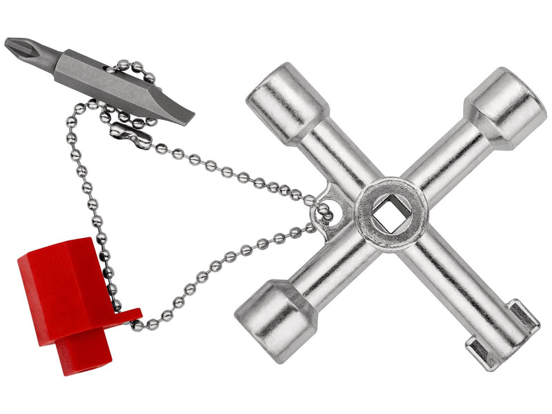 KNIPEX Schaltschrankschlüssel, für gängige Schränke und Absperrsysteme
