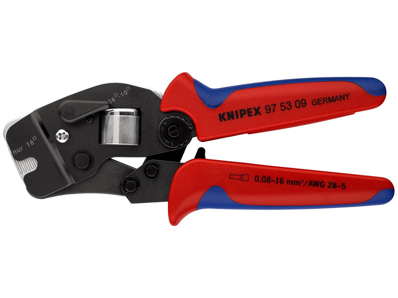 KNIPEX Selbsteinstellende Crimpzangen für Aderendhülsen, mit Fronteinführung