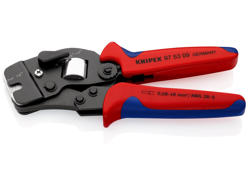 KNIPEX Selbsteinstellende Crimpzangen für Aderendhülsen, mit Fronteinführung