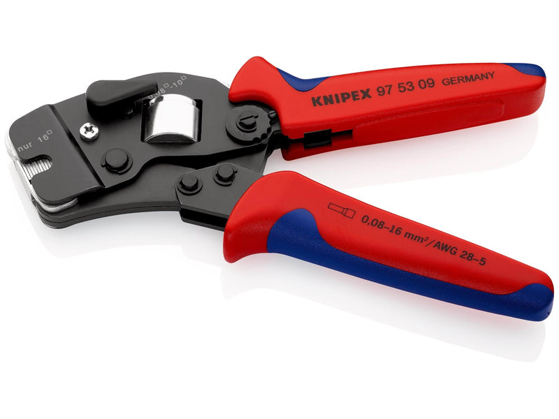 KNIPEX Selbsteinstellende Crimpzangen für Aderendhülsen, mit Fronteinführung