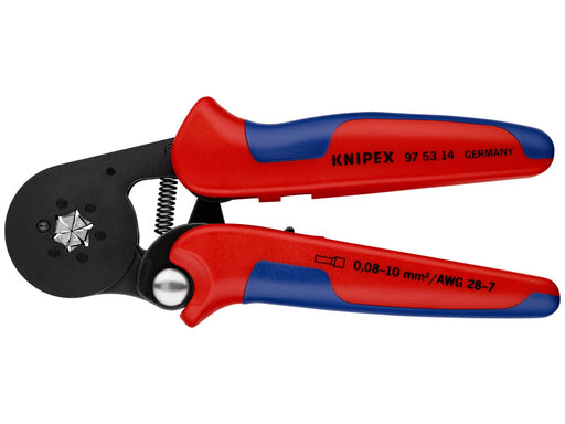 KNIPEX Selbsteinstellende Crimpzangen für Aderendhülsen, mit Seiteneinführung