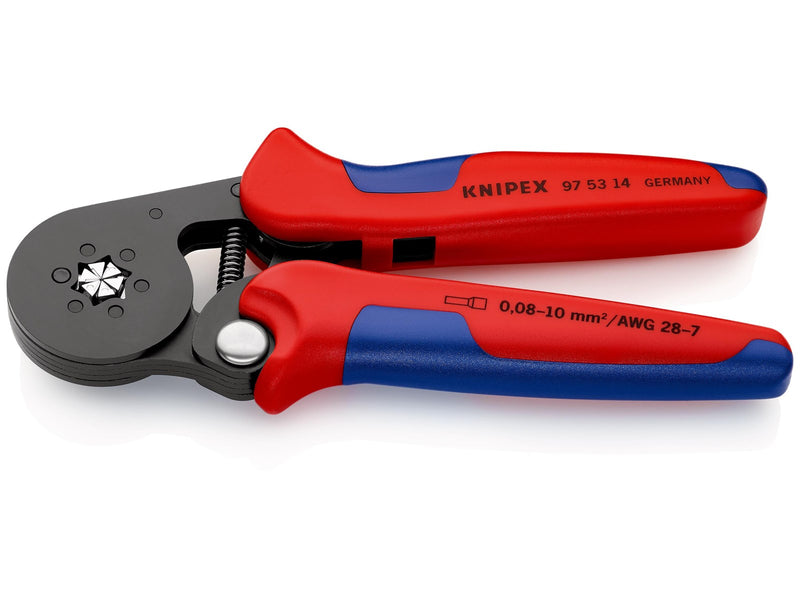 KNIPEX Selbsteinstellende Crimpzangen für Aderendhülsen, mit Seiteneinführung