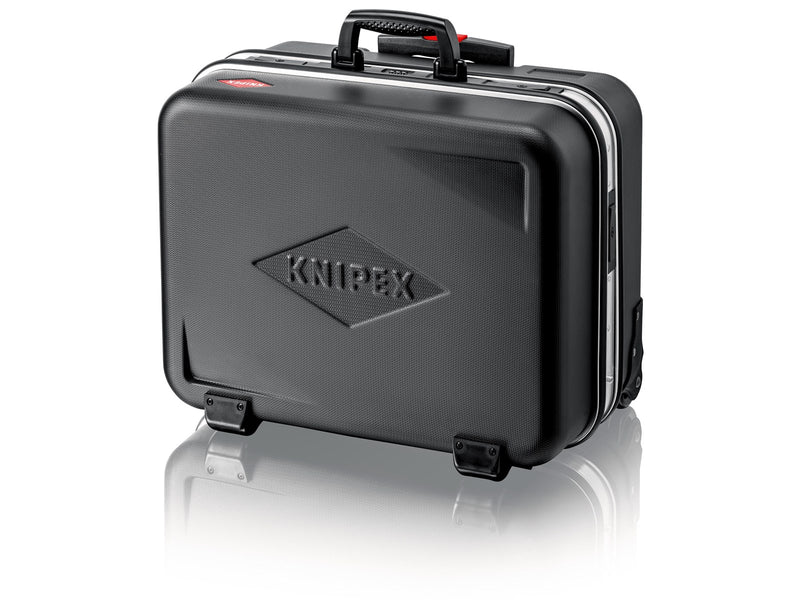 KNIPEX Werkzeugkoffer "BIG Twin Move" Elektro, mit integrierten Rollen und Teleskopgriff, leer