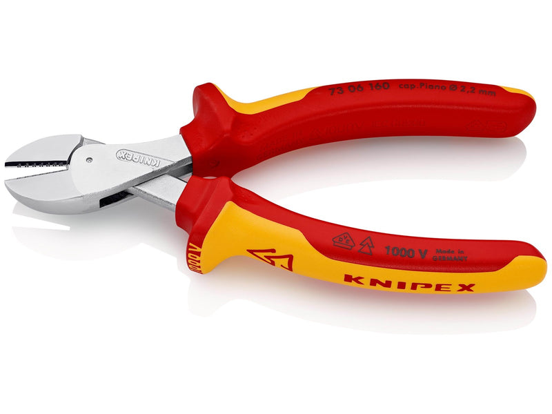 KNIPEX X-Cut®, Kompakt-Seitenschneider, hochübersetzt