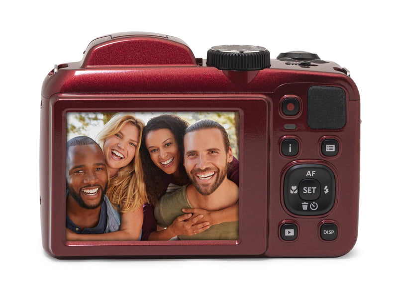 KODAK Pixpro Astro Zoom AZ255 Red - Bridge Digital Camera