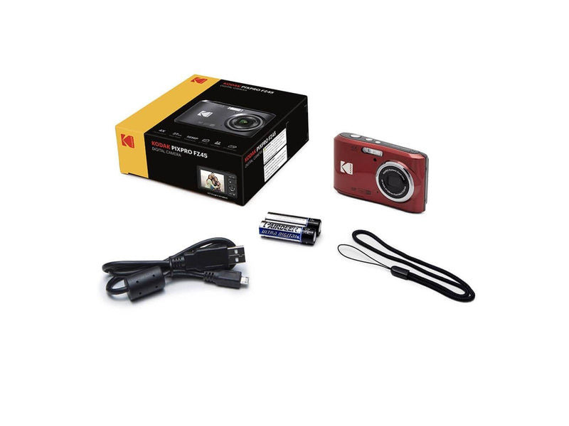 KODAK Pixpro Friendly Zoom FZ45 Red - Compact Digital Camera