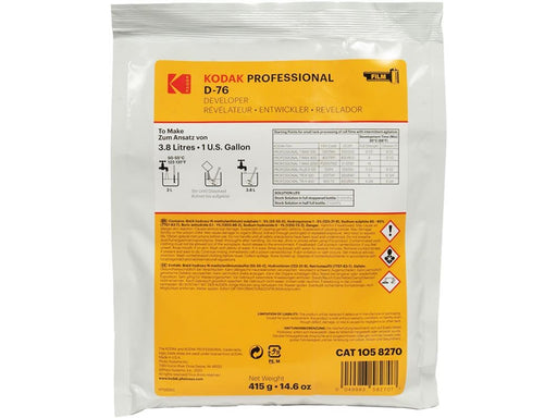 KODAK Professional D-76 Film Developer Powder To Make 3.8L