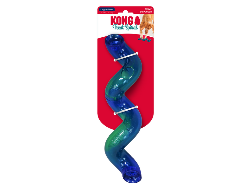 KONG Dog Toy Treat Spiral Stick Large 30cm