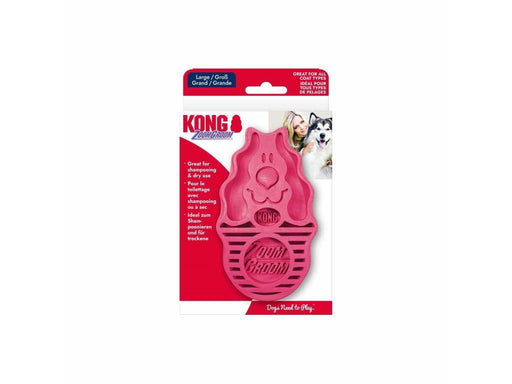 KONG - ZoomGroom - Raspberry - 12x7.5x4.5cm