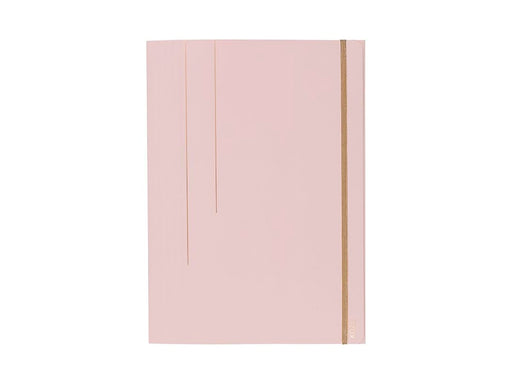 KOZO 3 Flap Folder A4 D.Pink