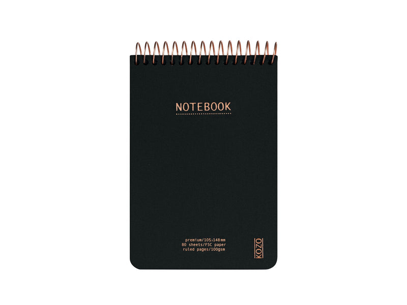 KOZO Notebook A6 Premium Black
