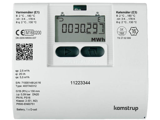 Kamstrup Heat meter multical® 403 outlet 1.5m3/h