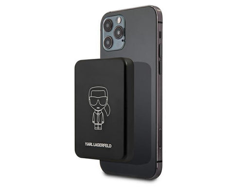 Karl Lagerfeld 3000mAh Inductive Powerbank with MagSafe - Black - 3000 mAh