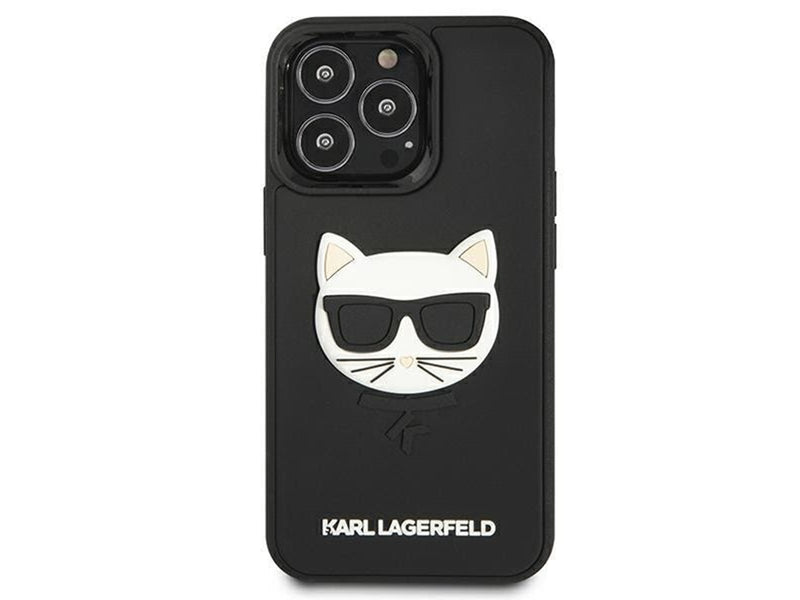 Karl Lagerfeld 3D Rubber Choupette Case for iPhone 13 Pro / iPhone 13 - Black