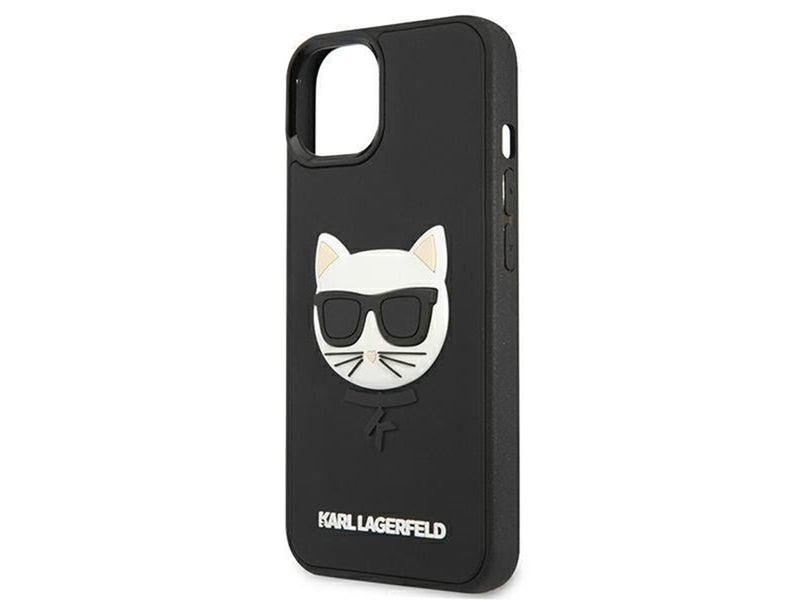 Karl Lagerfeld 3D Rubber Choupette Case for iPhone 13 mini - Black