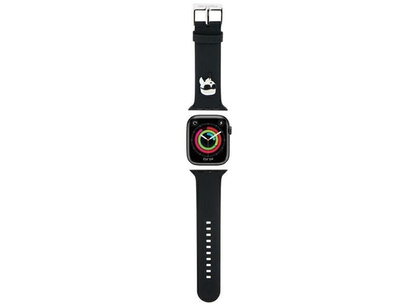 Karl Lagerfeld 3D Rubber Karl Head strap for Apple Watch 42/44/45/49mm - black