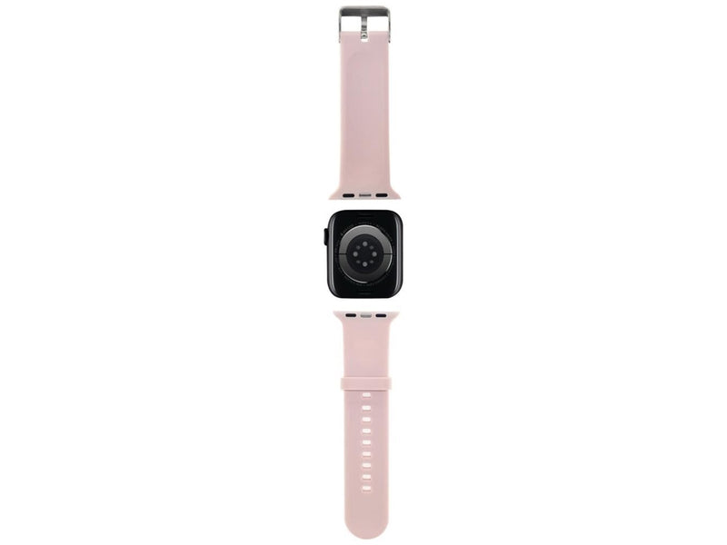 Karl Lagerfeld 3D Rubber Karl&Choupette Heads strap for Apple Watch 42/44/45/49mm - pink