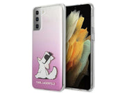 Karl Lagerfeld Choupette Fun Case for Samsung Galaxy S21+ - Pink