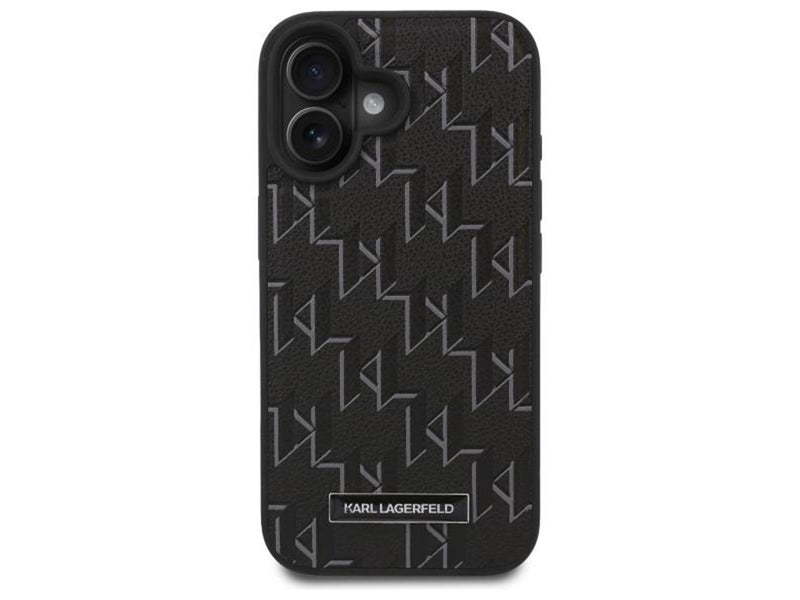 Karl Lagerfeld Hot Stamp Magsafe iPhone 16 Case - Black