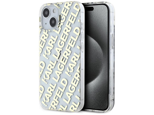 Karl Lagerfeld IML Fullover Logo case for iPhone 15 / 14 / 13 - gold