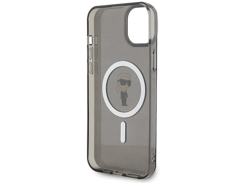 Karl Lagerfeld IML Ikonik MagSafe case for iPhone 15 Plus - black