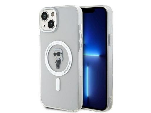 Karl Lagerfeld IML Ikonik MagSafe case for iPhone 15 Plus - transparent