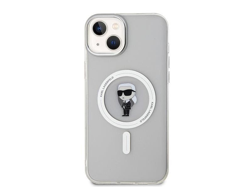 Karl Lagerfeld IML Ikonik MagSafe case for iPhone 15 Plus - transparent