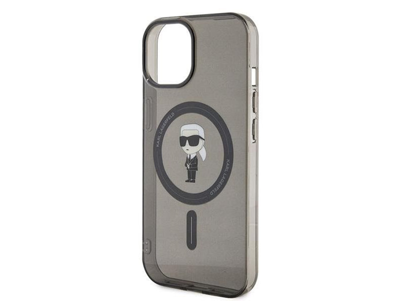 Karl Lagerfeld IML Ikonik MagSafe case for iPhone 15 - black