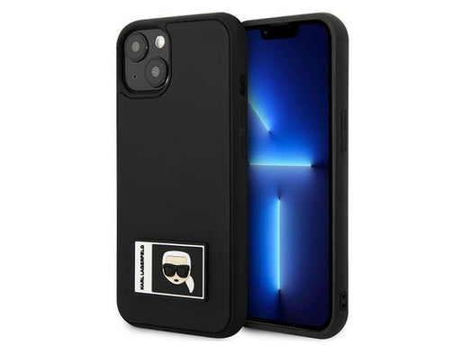 Karl Lagerfeld Ikonik Patch Case for iPhone 13 - Black