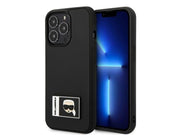 Karl Lagerfeld Ikonik Patch Case for iPhone 13 Pro / iPhone 13 - Black
