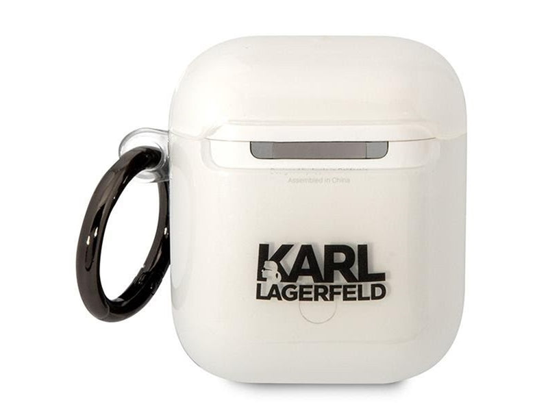 Karl Lagerfeld KLA2HNCHTCT Airpods 1/2 cover transparent Ikonik Choupette