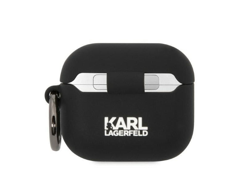 Karl Lagerfeld KLA3RUNCHK AirPods 3 cover black/black Silicone Choupette Head 3D