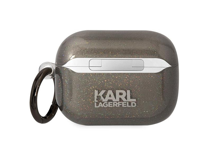 Karl Lagerfeld KLAPHNKCTGK Airpods Pro cover black/black Gliter Karl&Choupette