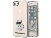 Karl Lagerfeld KLHCI8HNCHTCP iPhone 7/8/ SE 2020 / SE 2022 pink/pink hardcase Ikonik Choupette