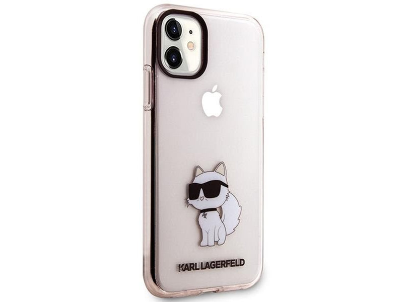 Karl Lagerfeld KLHCN61HNCHTCP iPhone 11 / Xr 6.1" pink/pink hardcase Ikonik Choupette